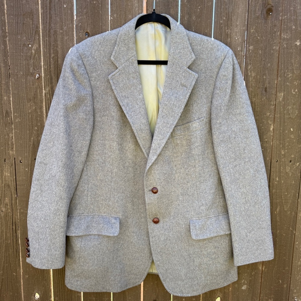 Vintage Chaps by Ralph Lauren Camel Hair Blazer – Union Made in USA | Men's M